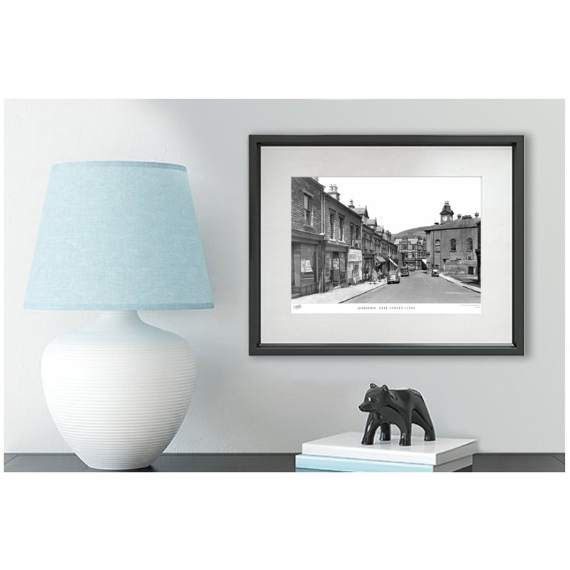 Marsden, Peel Street C1955 - Single Picture Frame Print, 40cm H x 50cm W x 2.3cm D