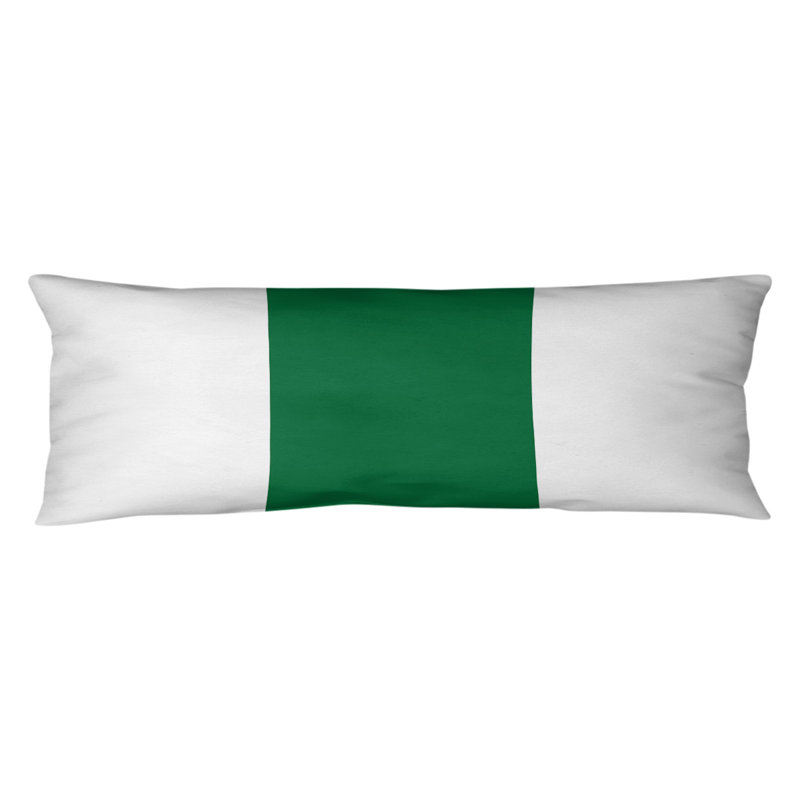 Polyester Medium Pillow, White/Green, Philadelphia Football