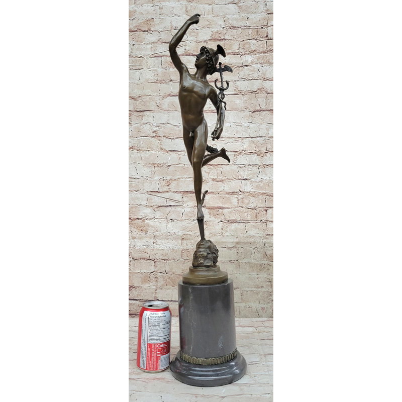 Botalla superbe statue de mercure Hermes