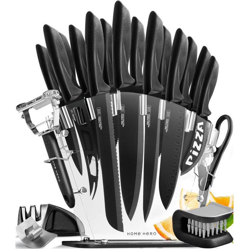 Textiles Hub Chef's Knife, Black