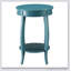 Table d'appoint ronde avec tablette inférieure-787869779
