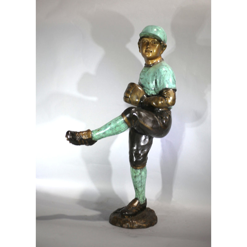 Boy Baseball Pitcher. 36"H