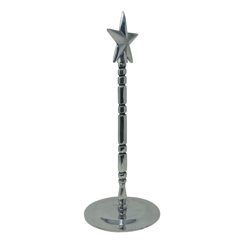 Pewter Texas Star Paper Towell Holder