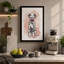 Dalmatian in Pink Modern - Wrapped Canvas-1818583072-1818583079