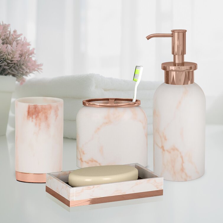 Almerindo Resin 7 Piece Bathroom Accessory Set