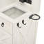 Meuble-lavabo Pavo avec miroir à DEL mobile et station de charge-122065419