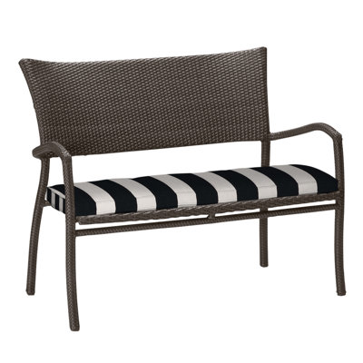 Skye Wicker Garden Bench