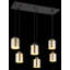 Takye 6 - Light Matte Black Geometric Pendant