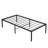 Black Heavy Duty Twin Metal Bed Frame Boasting Easy Setup, Noise - Less Operation, High Capacity Support, Evenly Distributed Mattress Beneath Storage, And Holes For Parts, Fit Different Bedrooms With-1073439284