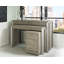 Bureau en bois massif avec prises Musso