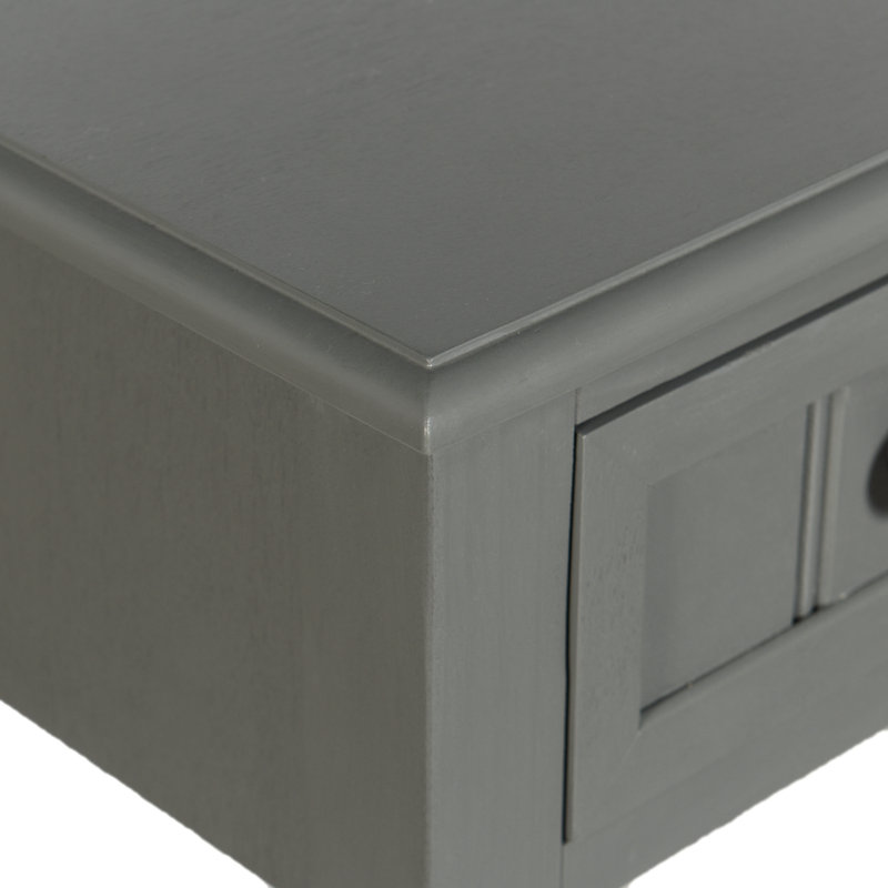 Elboa Collection Accent Table with One Drawer -, Antique Grey