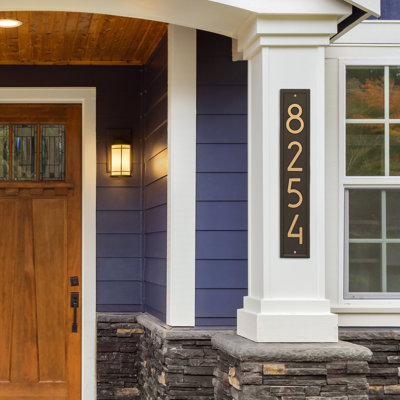 Vertical Modern Personalized Wall Mount