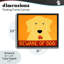 Cadre flottant «Beware Of Dog» rouge, design par Stephen Huneck-1275716954-1275716957