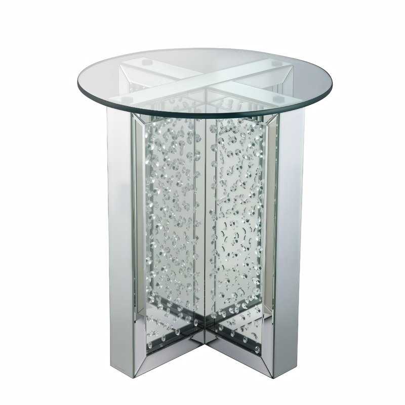 table de bout à pieds croisés