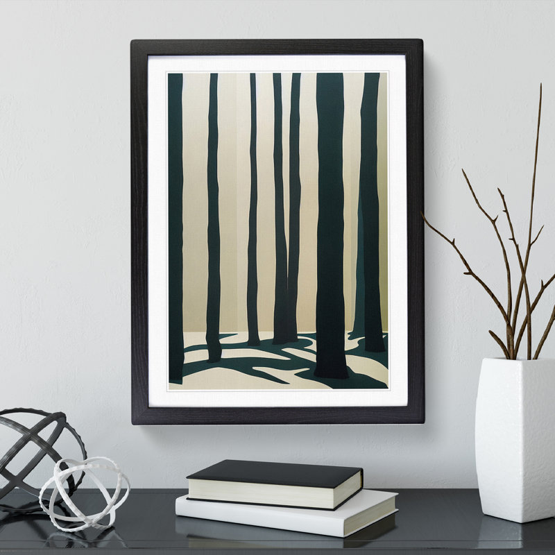 Eerie Forest No.2 - Wall Art, Black Framed, 46cm H x 34cm W x 2cm D