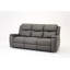 Lakendric 204Cm Faux Leather Pillow Top Arm Reclining Sofa
