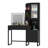 Modern Black Vanity Table with LED Mirror, Built-In Power Hub & Ample Storage