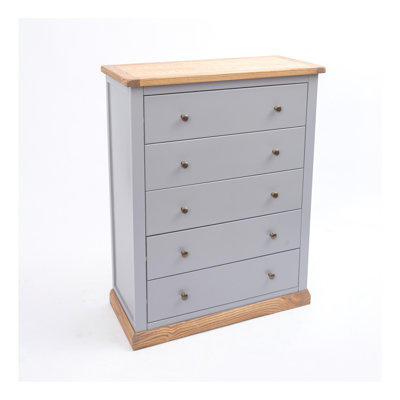 Minard 90cm W 5 - Drawer Chest of Drawers