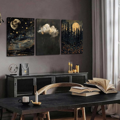 3 Piece Wrapped Canvas Print