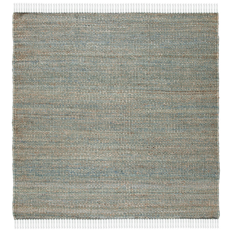 Fitzwater Handwoven Jute Rug, Carré 6 pi