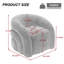 Aunna 83.6Cm Wide Swivel Barrel Chair-1271630103
