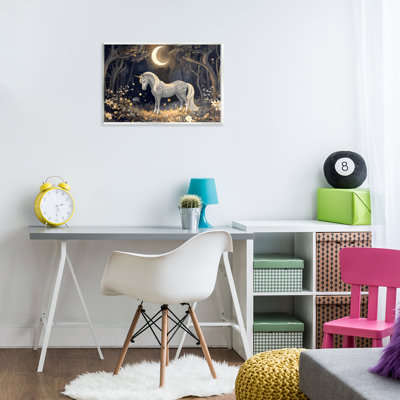 Moonlit Fairytale Unicorn Wall Plaque, design by Creative Studio