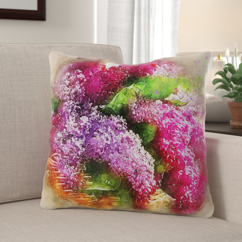 Housse et insert de coussin carré Daubert, Microsuède, Intérieur
