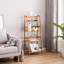 48.26cm W Solid Wood Shelving Unit