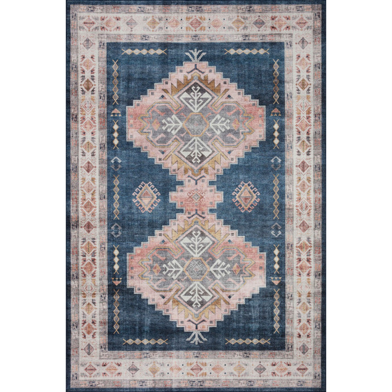 Jujhar Oriental Indoor Rug, Round 6'