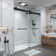 Opal Mirage MCOCOD 70-76.75"W x 76"H Double Sliding Frameless Soft Close Shower Door with 3/8"(10mm)Clear Glass
