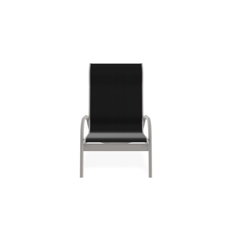 Chaise de jardin Gardenella, Noir, Gris chaleureux