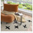 C-Shaped Side Table, C Table End Table for Sofa and Bedside, Couch Side Tables, Wood C-Shaped End Table with Metal Frame Slide for Bedroom Living Room ()-125570414