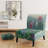 Flower Field - Floral Farmhouse Upholstered Slipper Chair