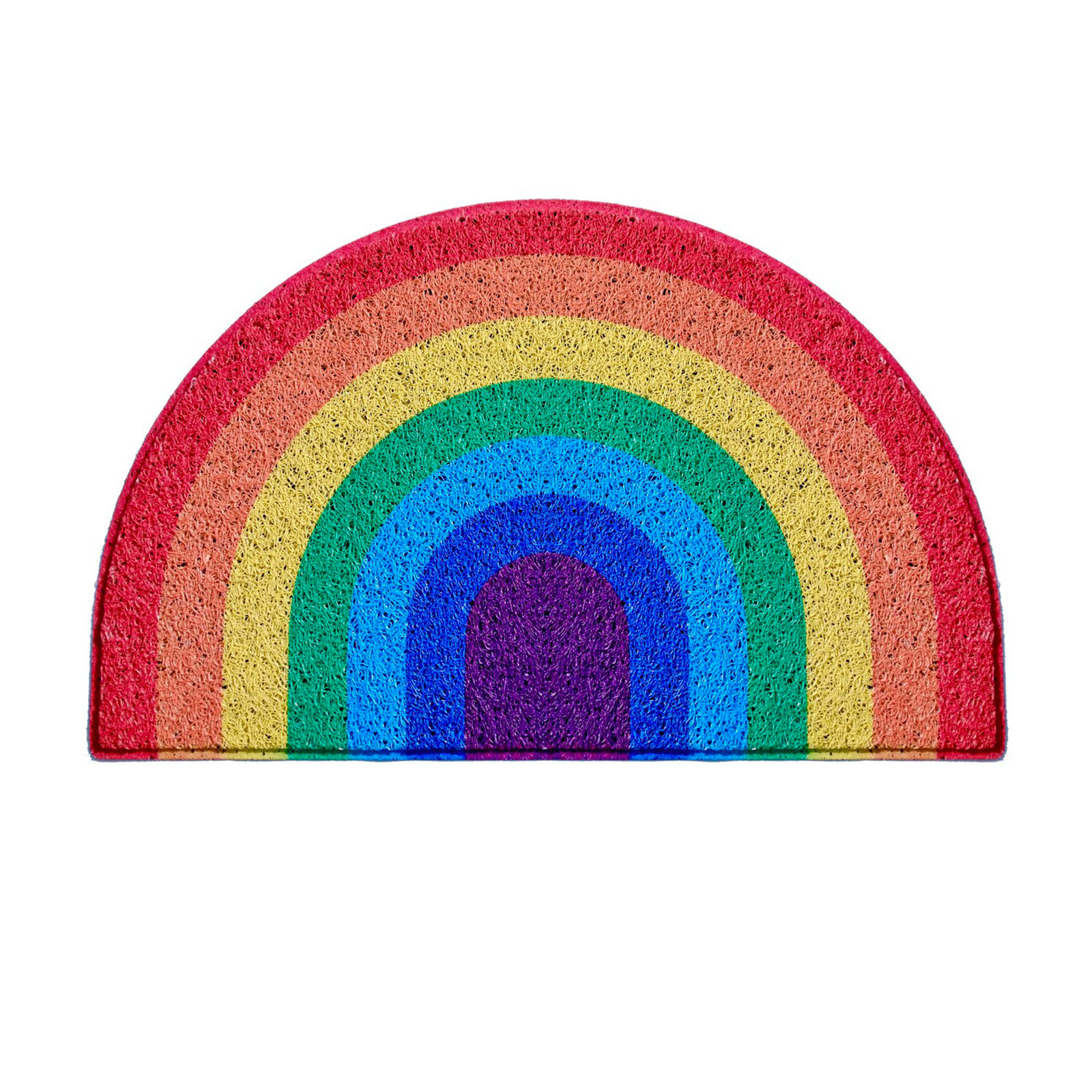 Brayden Studio Rainbow Medium Half Moon Doormat & Reviews | Wayfair.co.uk