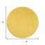 Tapis intérieur jaune antidérapant rond 8 pi x 8 pi