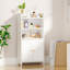  Freestanding Bathroom Cabinet with Adjustable Shelves