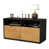 High-gloss anthracite/Oak