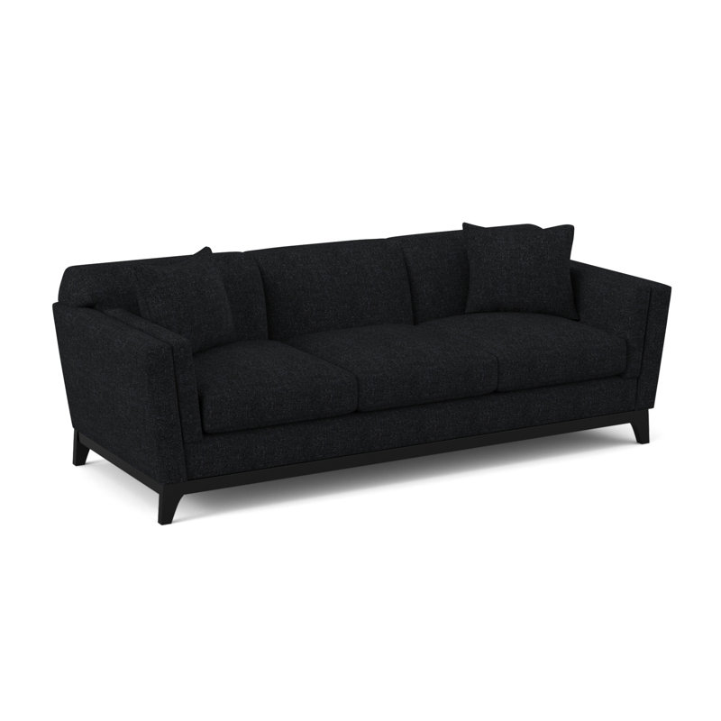 Zabriel Upholstered 92'' Sofa, Vibe Nocturnal Chenille