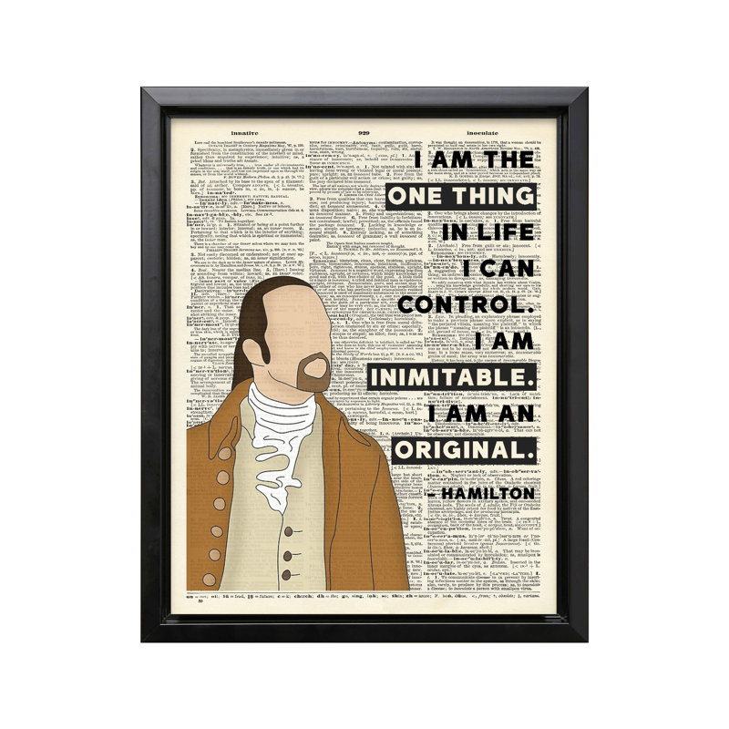 I Am An Original No2, Black Framed, Canvas, 18"H x 24"W