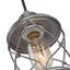 Luminaire suspendu géométrique unique à 1 lumière Hellwig