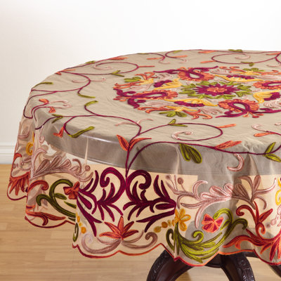 Alessandra Embroidered Tablecloth