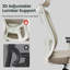 Chaise de bureau ergonomique, chaise de bureau à dossier haut en filet avec support lombaire réglable, appui-tête 3D, accoudoirs 4D, fonction d'inclinaison, chaises de travail pivotantes à roulettes, chaise d'ordinateur pour de longues heures de trava-849238482-849238480