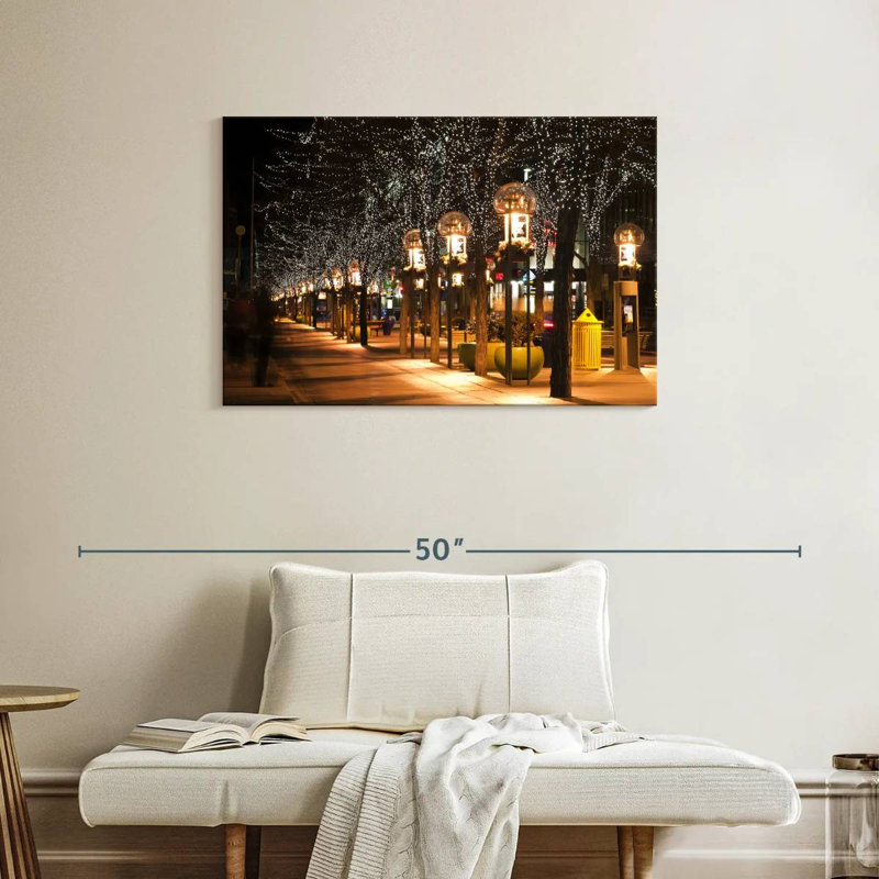 Lampadaire de Noël Sireci, H 24 po x l 36 po