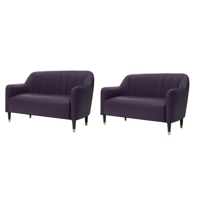 Banc rembourré en similicuir Light Luxury Cafe