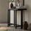 Retro simple rectangular household console table