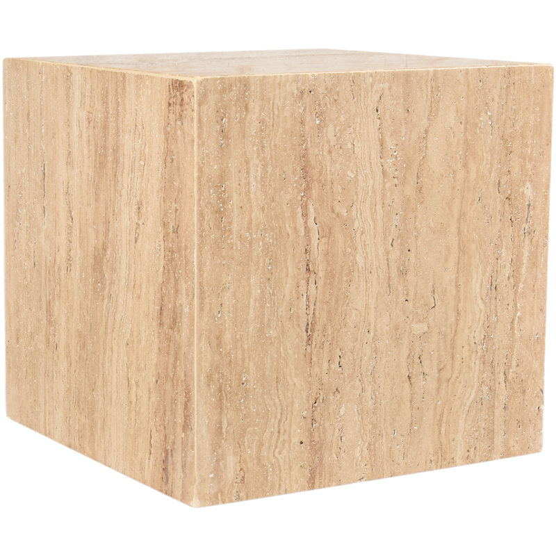 Table de bout Bolzano, Travertin