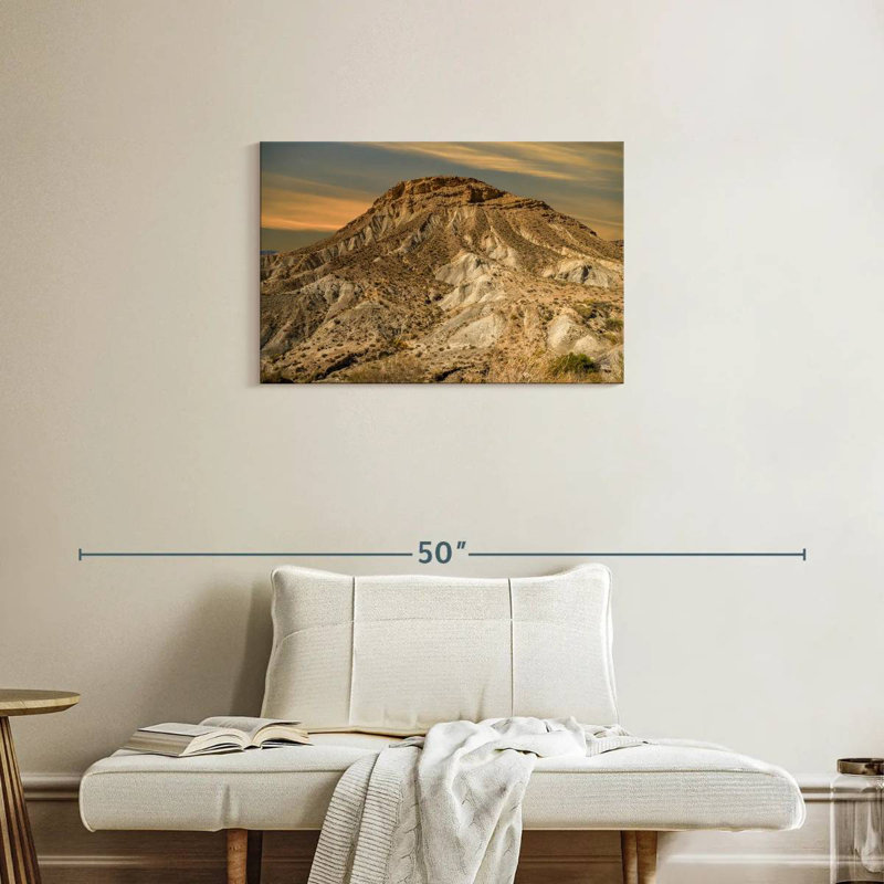 Tabernas Desert Mountain, 20" H x 30" W