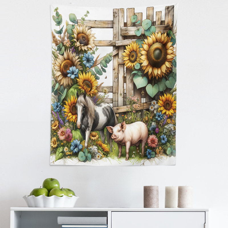 Tapisserie en microfibre, H 28 po x l 23 po