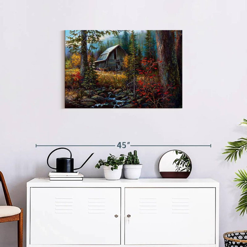 Lilie Burma Barn, 20" H x 30" W