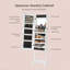 Armoire pour bijoux avec miroir autoportante Aganlane-1792434576